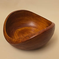 "Liquid Fire" Amber Ash Natural Edge Ring Bowl - Hand-Turned Organic Art