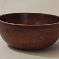 "Golden Orchard" Amber Stained Apricot Wood Bowl - 6.5" Hand-Turned Art Vessel